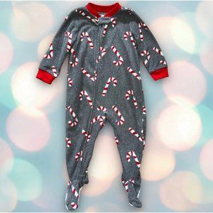 Carter’s Baby Boy’s Fleece Christmas Sleeper Footie Pajamas 24 Months
